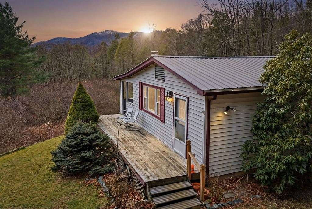 3.16 Acres of Land with Home for Sale in Franklin, North Carolina