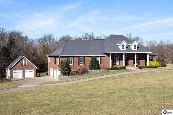 8.66 Acres of Land with Home for Sale in Elizabethtown, Kentucky
