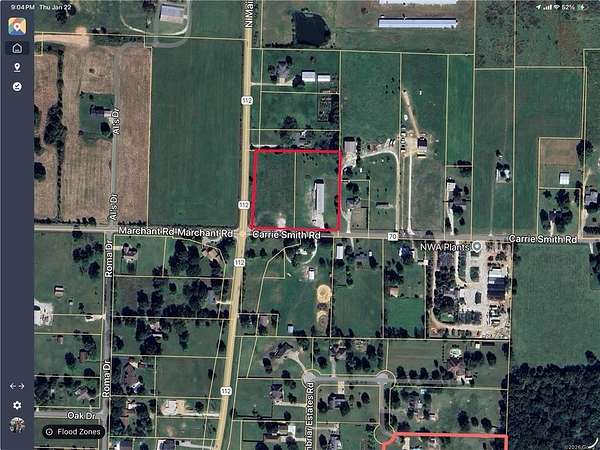 3.77 Acres of Improved Commercial Land for Sale in Springdale, Arkansas