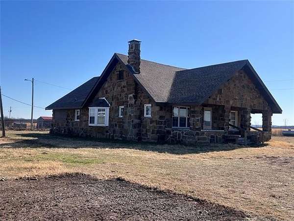 12.3 Acres of Land with Home for Sale in Indianola, Oklahoma