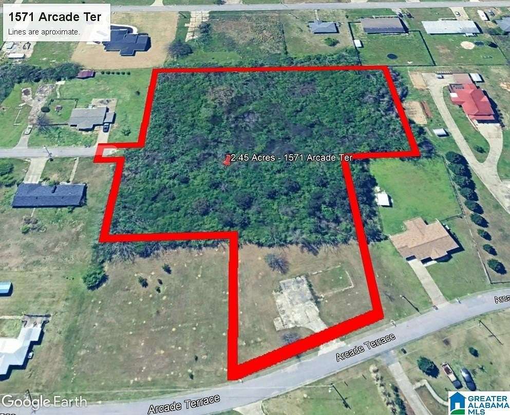 2.45 Acres of Residential Land for Sale in Hueytown, Alabama
