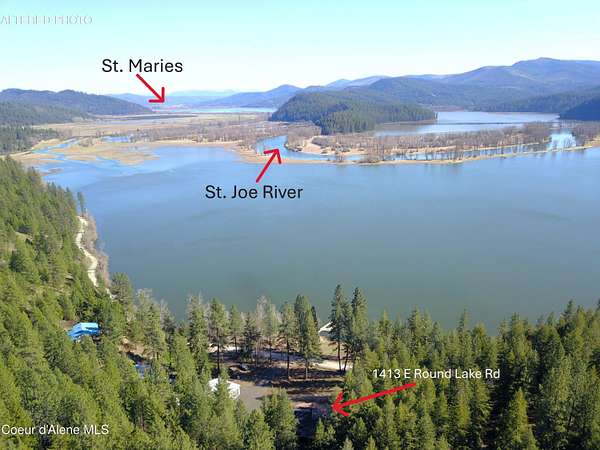 6.49 Acres of Land with Home for Sale in St. Maries, Idaho