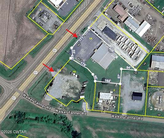 1.54 Acres of Commercial Land for Sale in Union City, Tennessee
