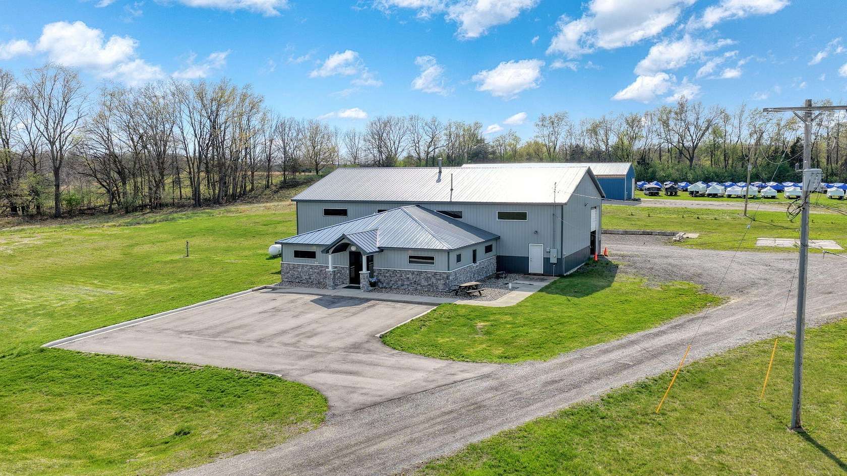 2.42 Acres of Improved Commercial Land for Sale in Clarklake, Michigan