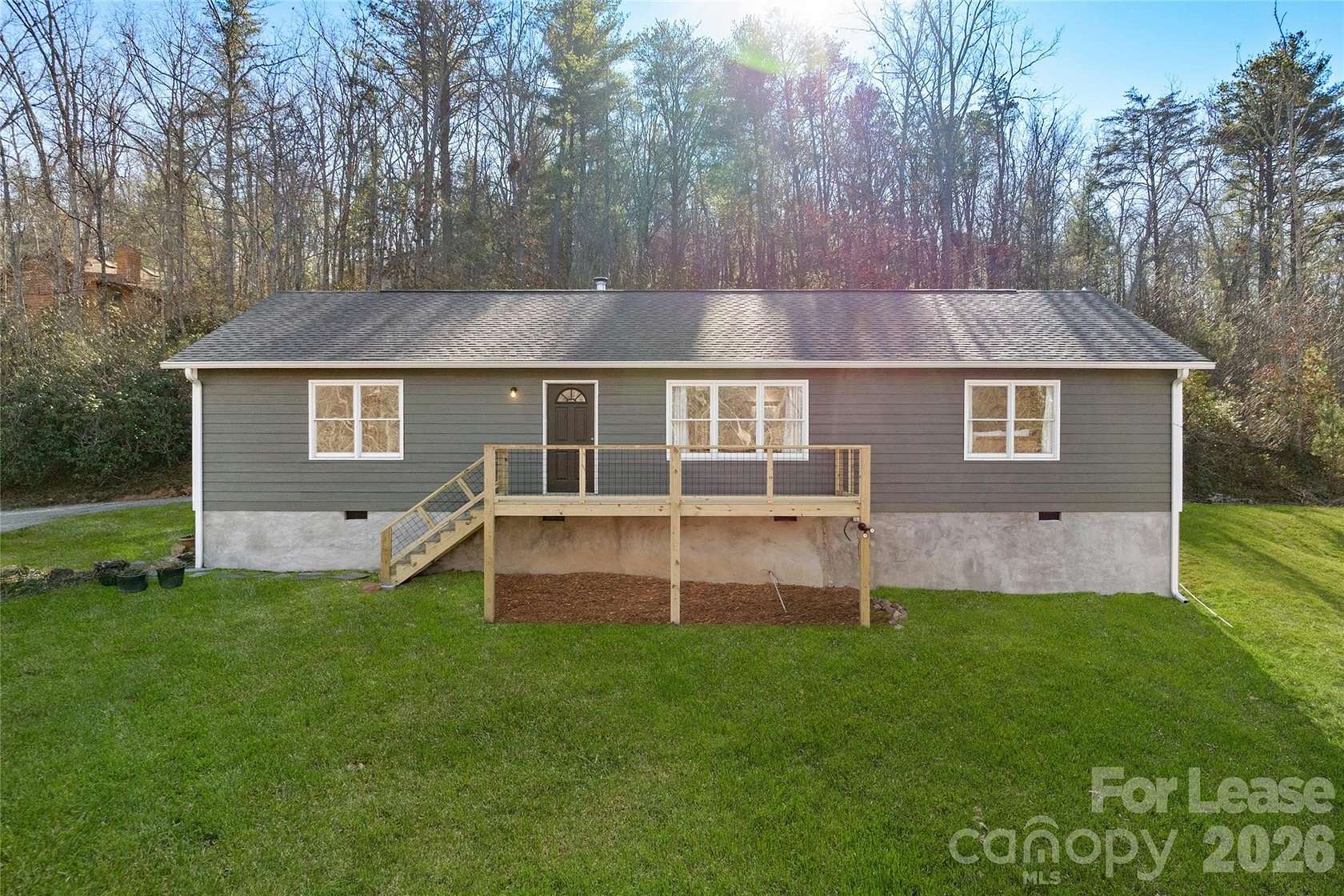 1.9 Acres of Residential Land with Home for Lease in Fairview, North Carolina