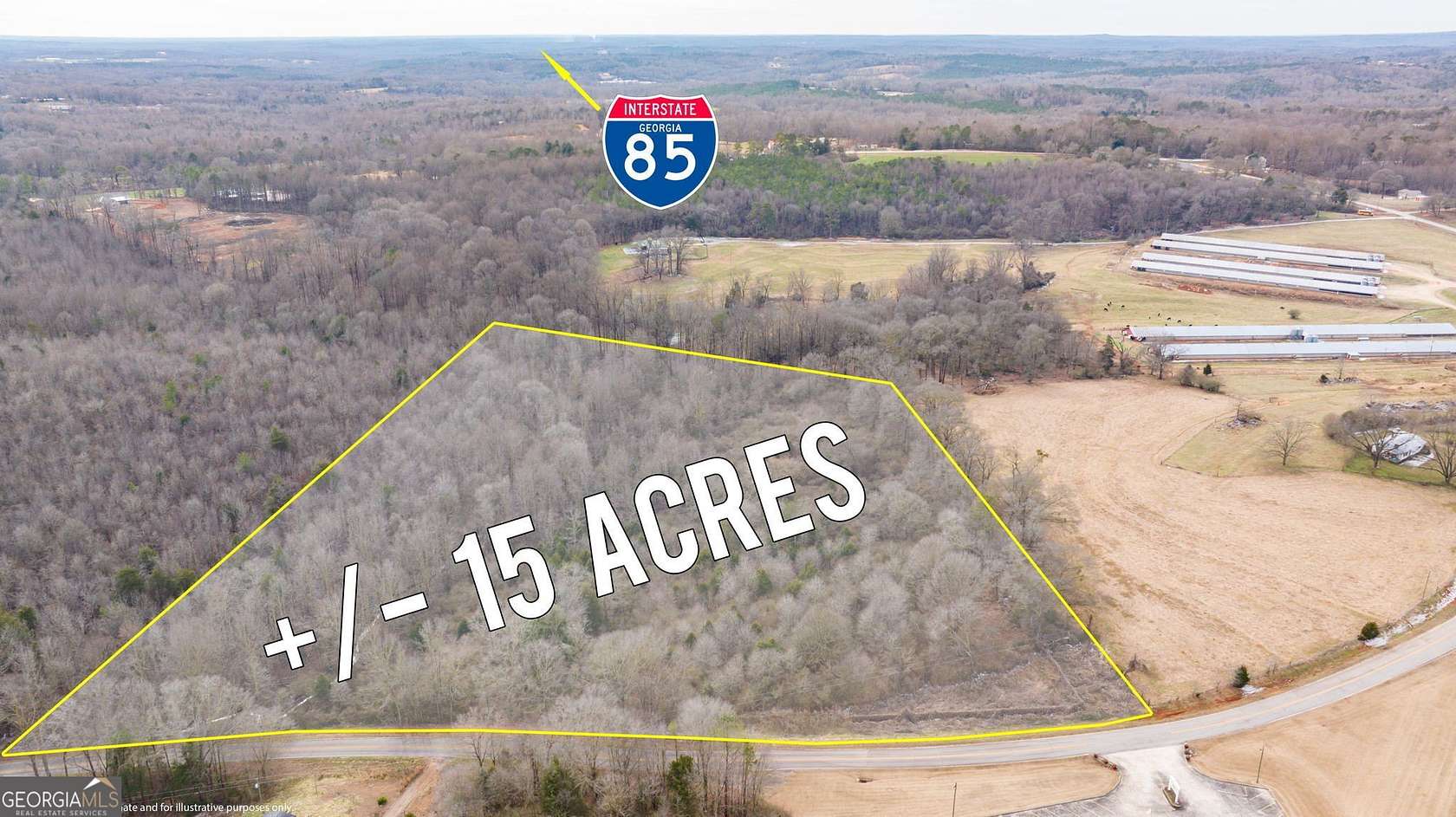 15 Acres of Land for Sale in Eastanollee, Georgia