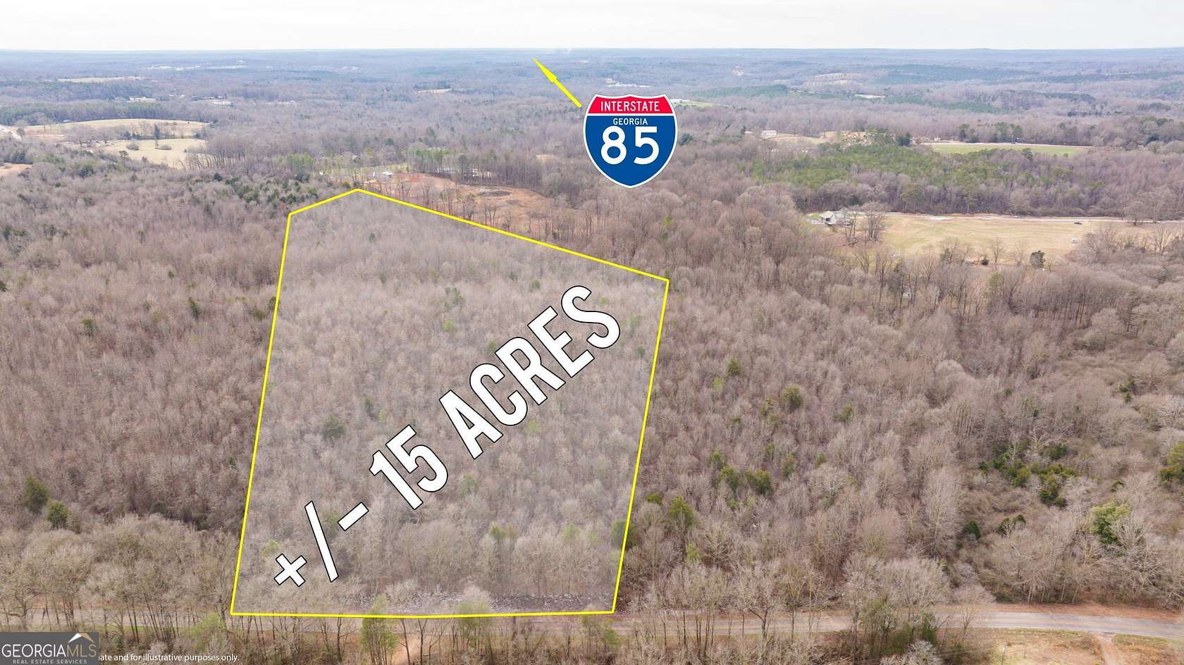 15 Acres of Land for Sale in Eastanollee, Georgia