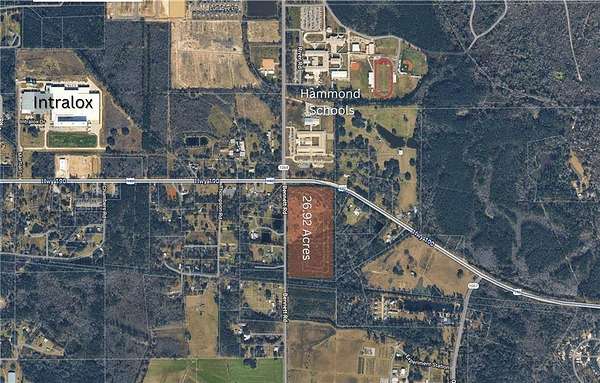 27 Acres of Mixed-Use Land for Sale in Hammond, Louisiana