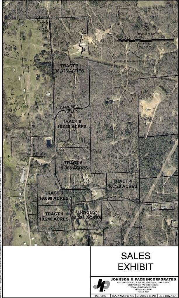 10.2 Acres of Recreational Land for Sale in White Oak, Texas