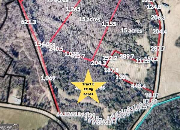 22.9 Acres of Land for Sale in Eastanollee, Georgia