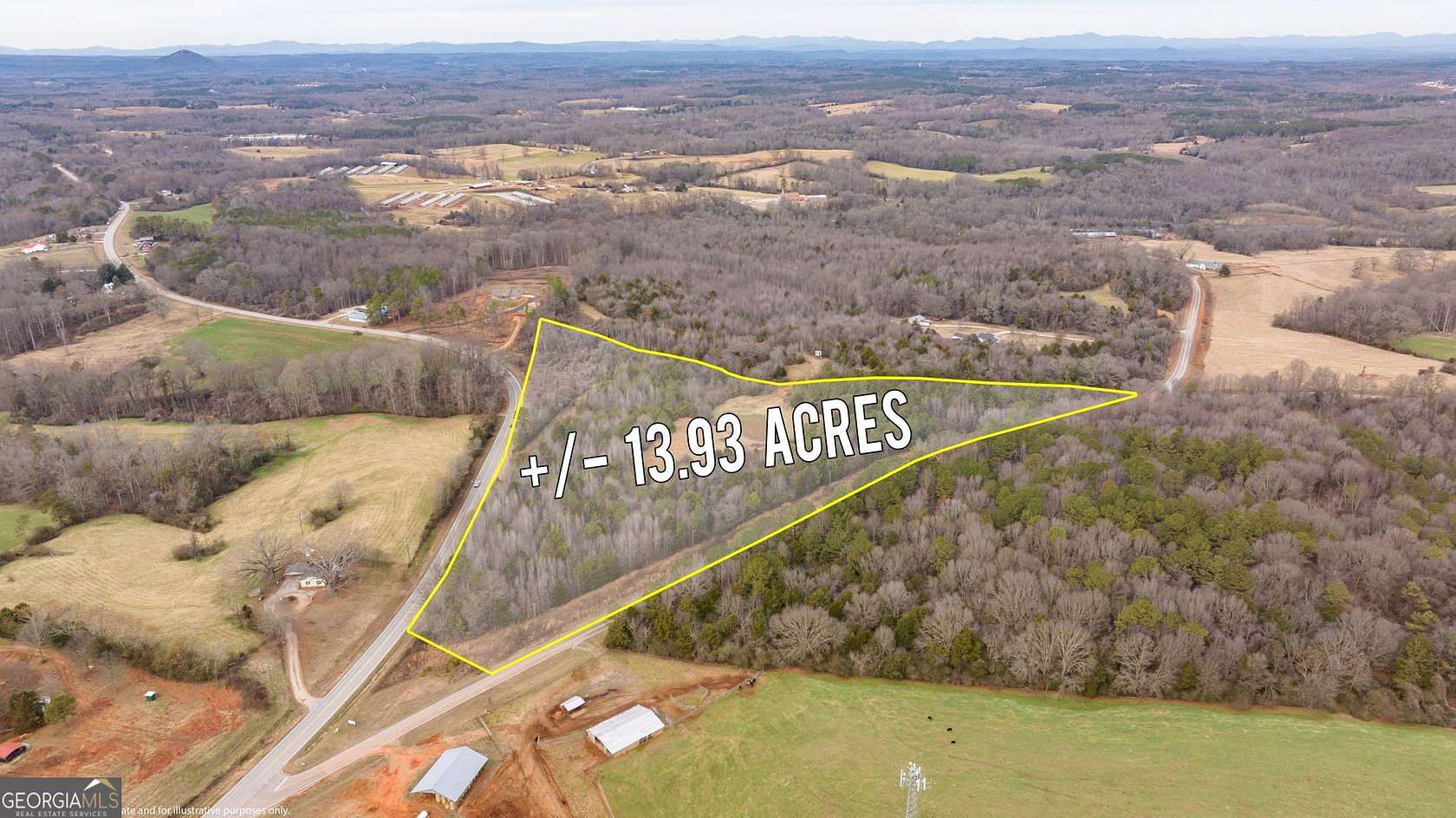 13.6 Acres of Land for Sale in Eastanollee, Georgia
