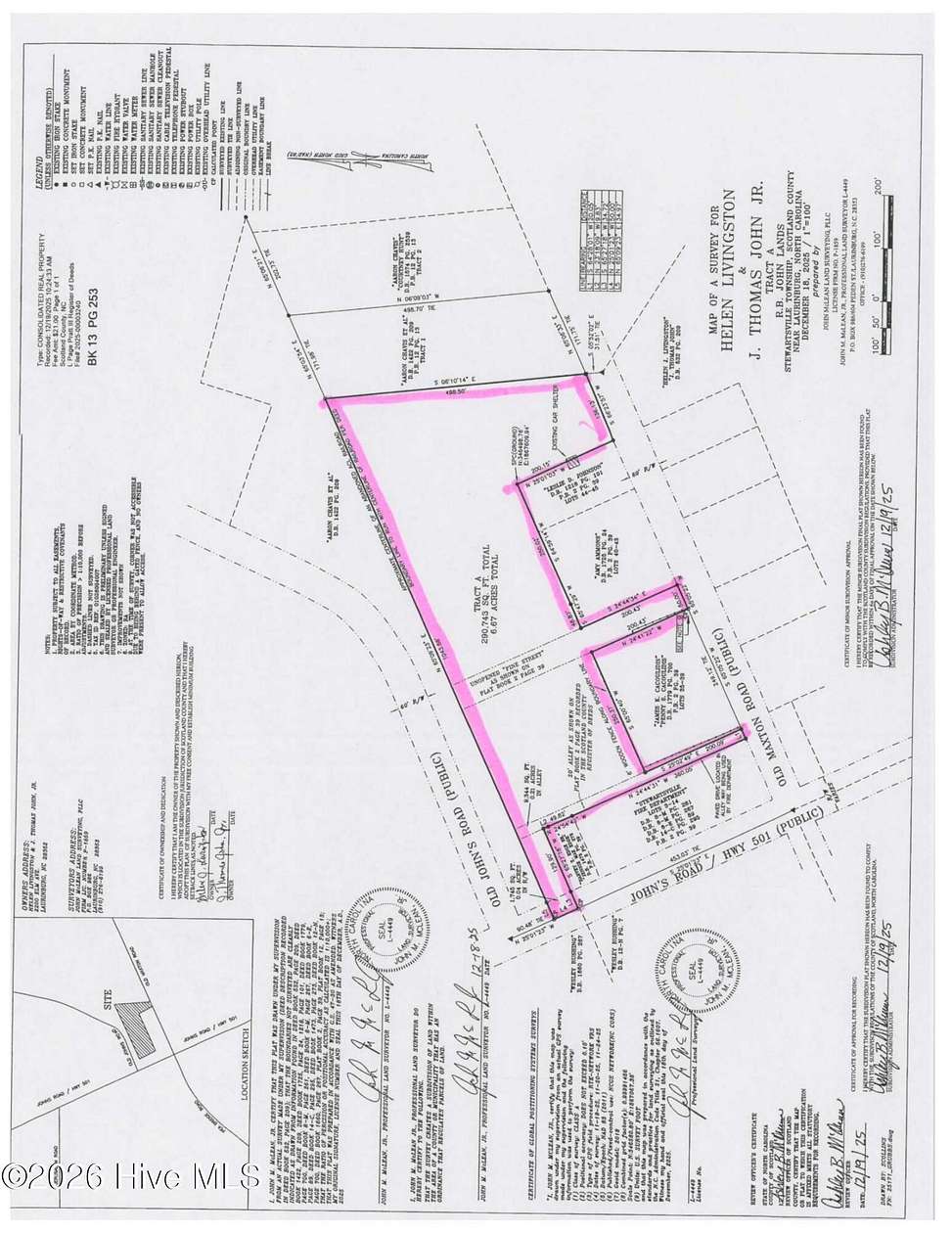 6.67 Acres of Land for Sale in Laurinburg, North Carolina