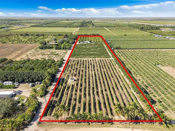7.23 Acres of Agricultural Land for Sale in Homestead, Florida