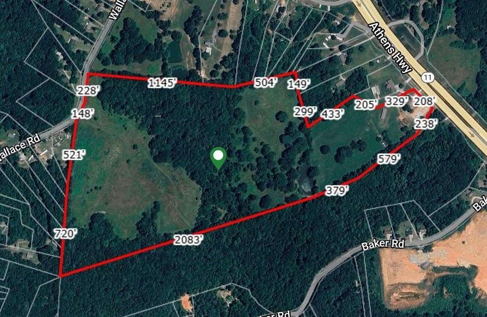 61.1 Acres of Land for Sale in Gainesville, Georgia
