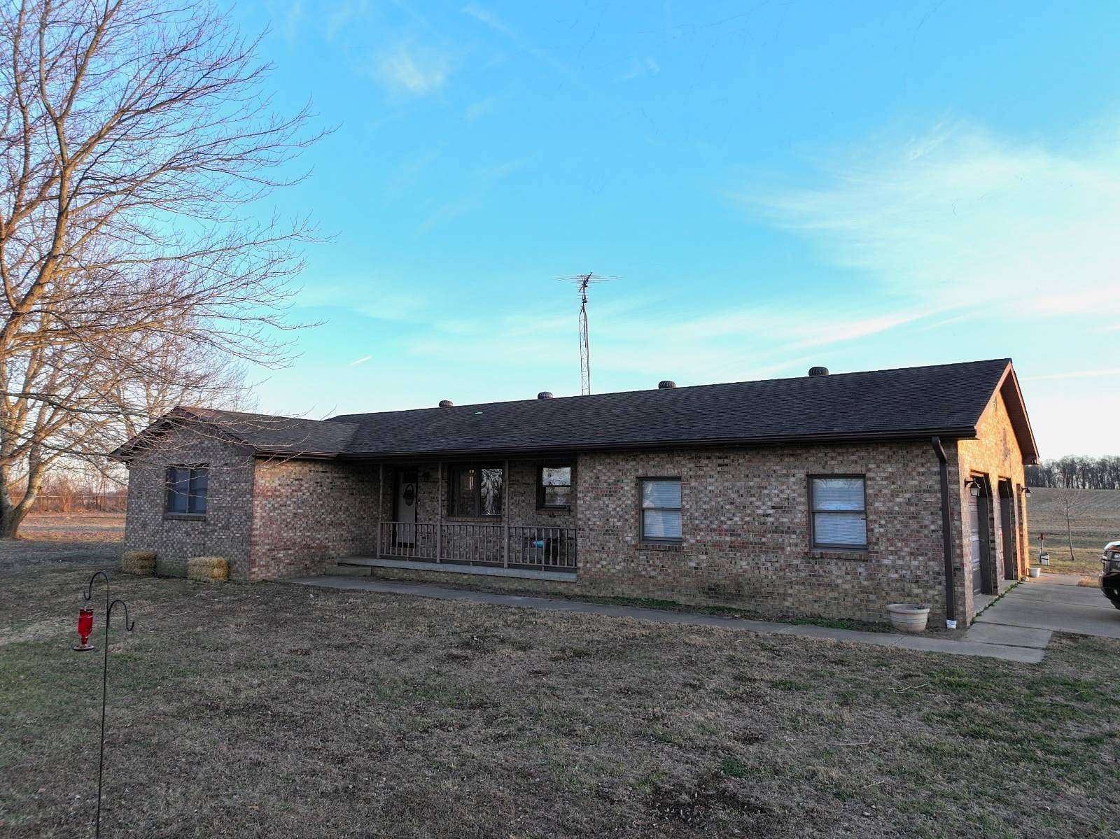 6.44 Acres of Residential Land with Home for Sale in Mount Carmel, Illinois