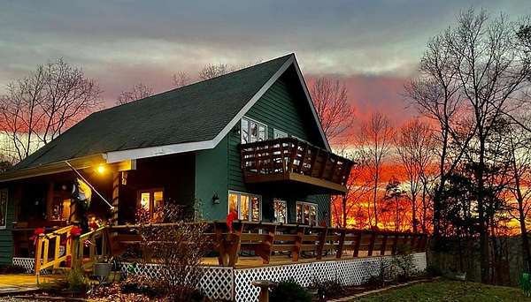 17.2 Acres of Recreational Land with Home for Sale in Morganton, Georgia