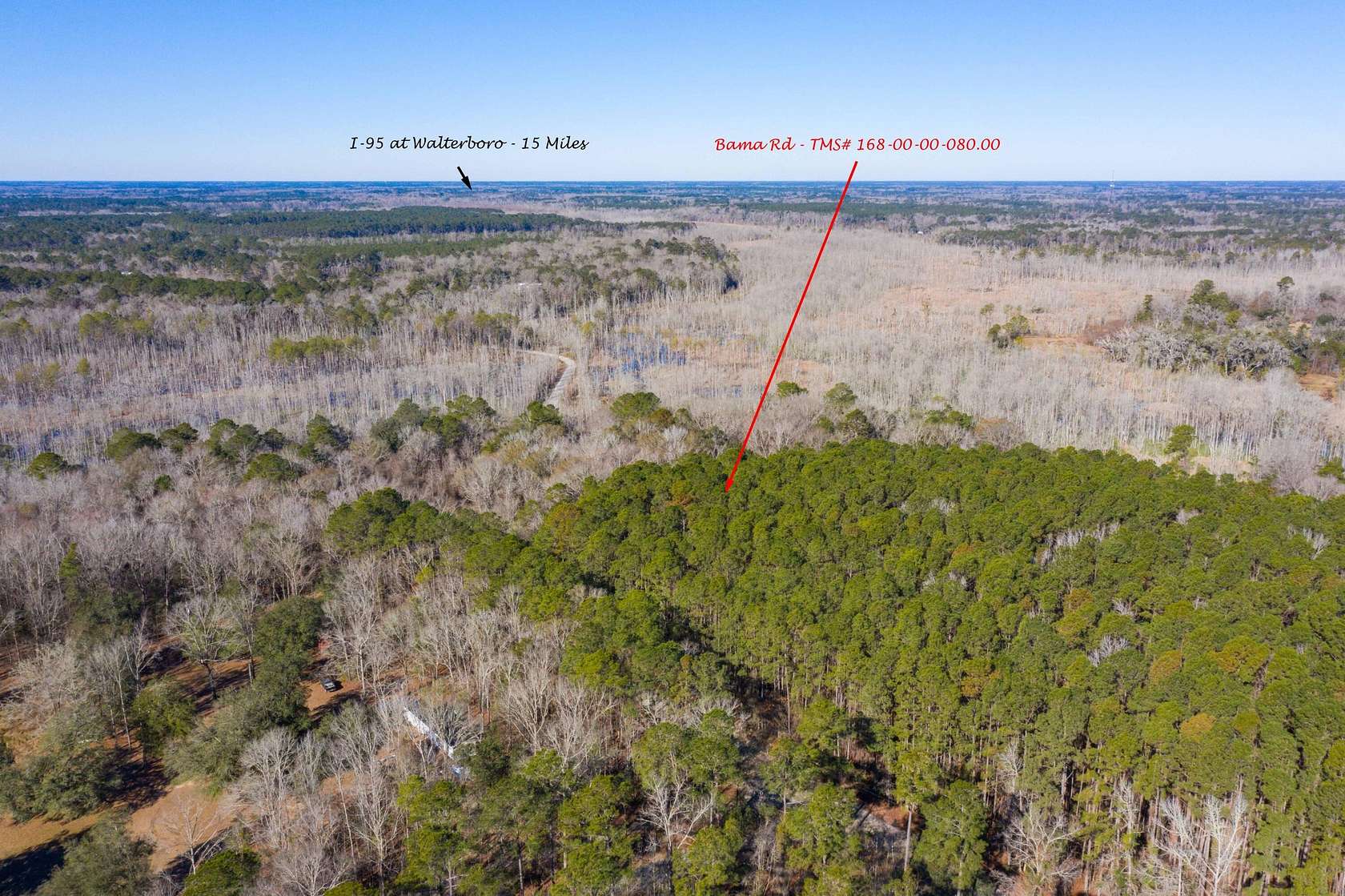 10.2 Acres of Land for Sale in Cottageville, South Carolina