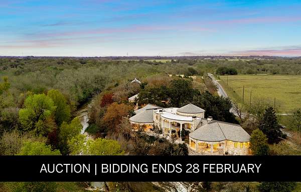 13 Acres of Land with Home for Auction in Belton, Texas
