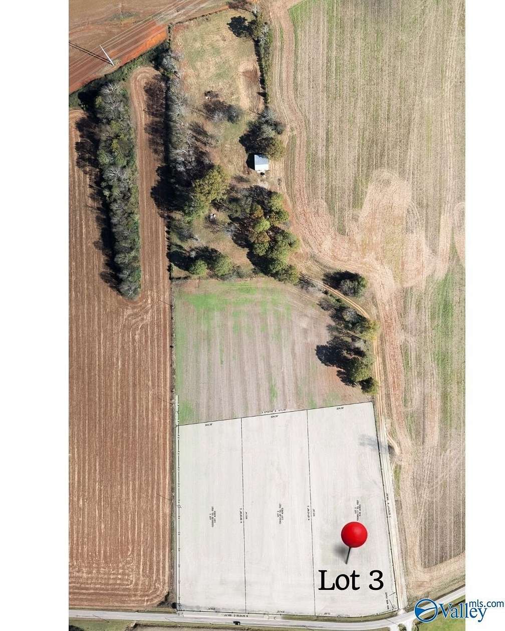 3.42 Acres of Land for Sale in New Market, Alabama