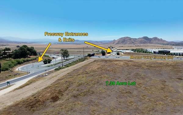 7.39 Acres of Commercial Land for Sale in Moreno Valley, California