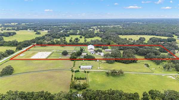 23.3 Acres of Land with Home for Sale in Williston, Florida