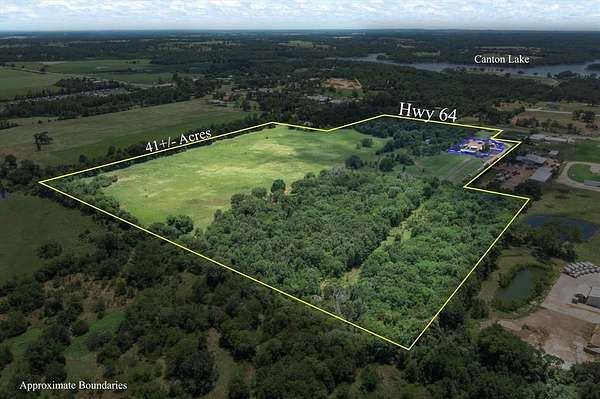 41.9 Acres of Mixed-Use Land for Sale in Canton, Texas