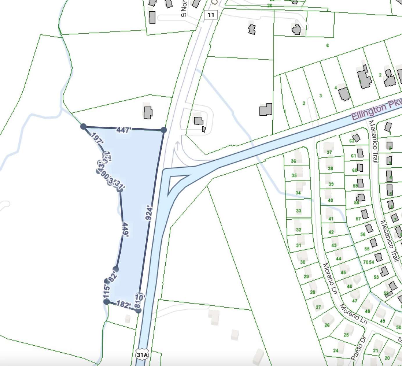 5.38 Acres of Commercial Land for Sale in Lewisburg, Tennessee
