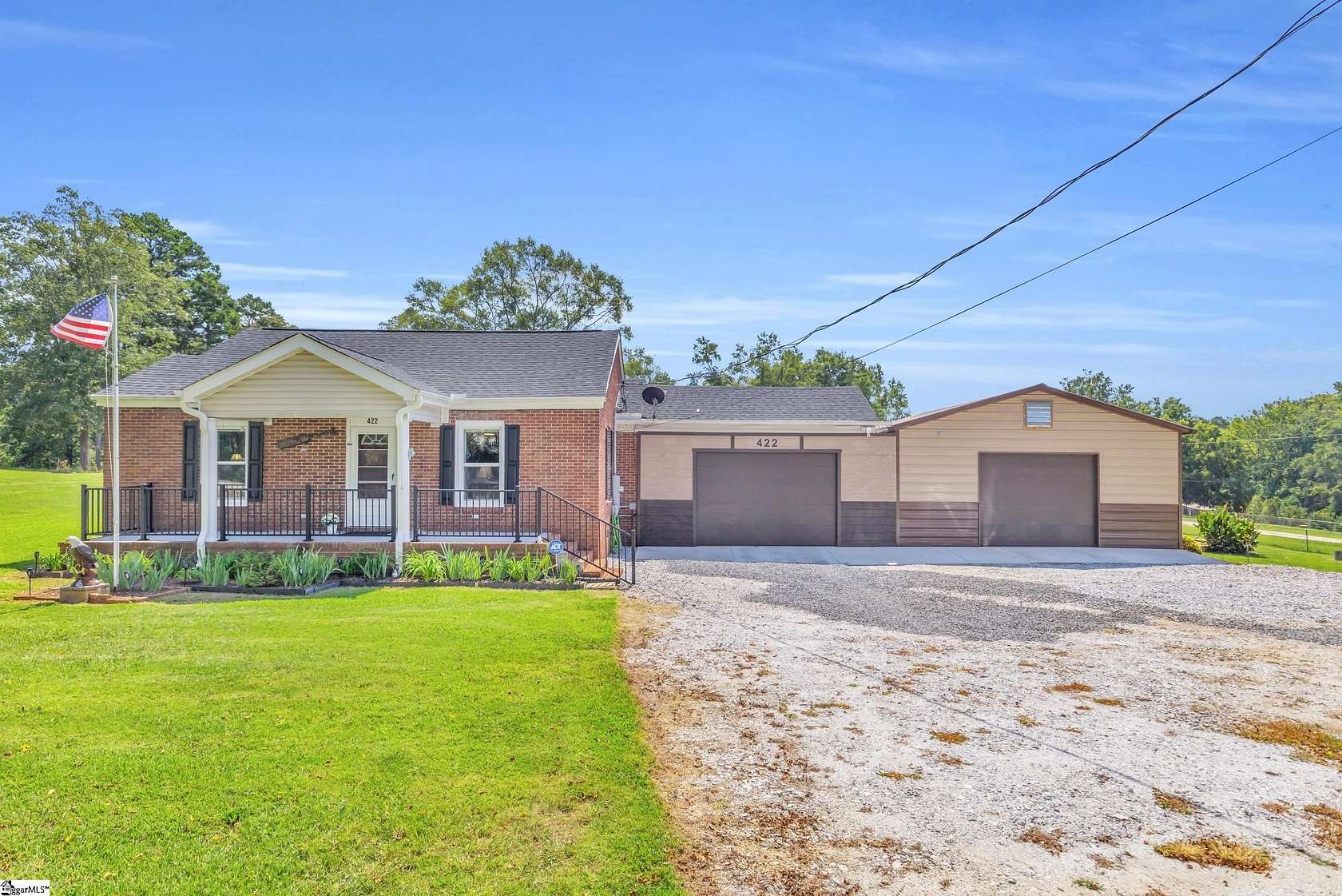 3 Acres of Residential Land with Home for Sale in Pelzer, South Carolina