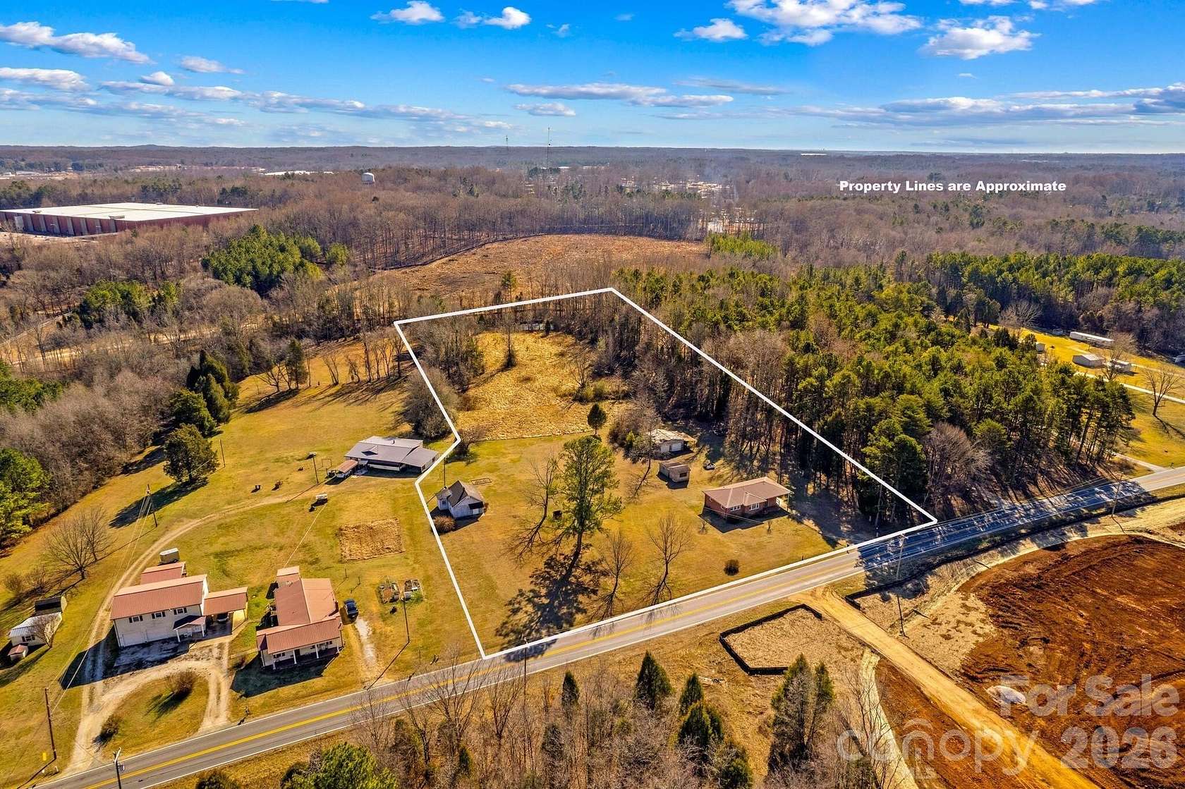 5.75 Acres of Residential Land with Home for Sale in Salisbury, North Carolina