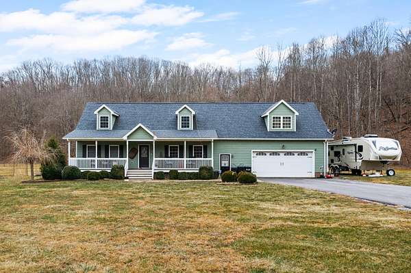 5 Acres of Residential Land with Home for Sale in Frankford, West Virginia