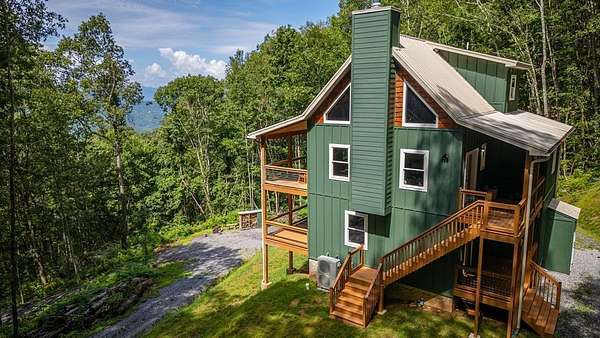 5.7 Acres of Land with Home for Sale in Bryson City, North Carolina