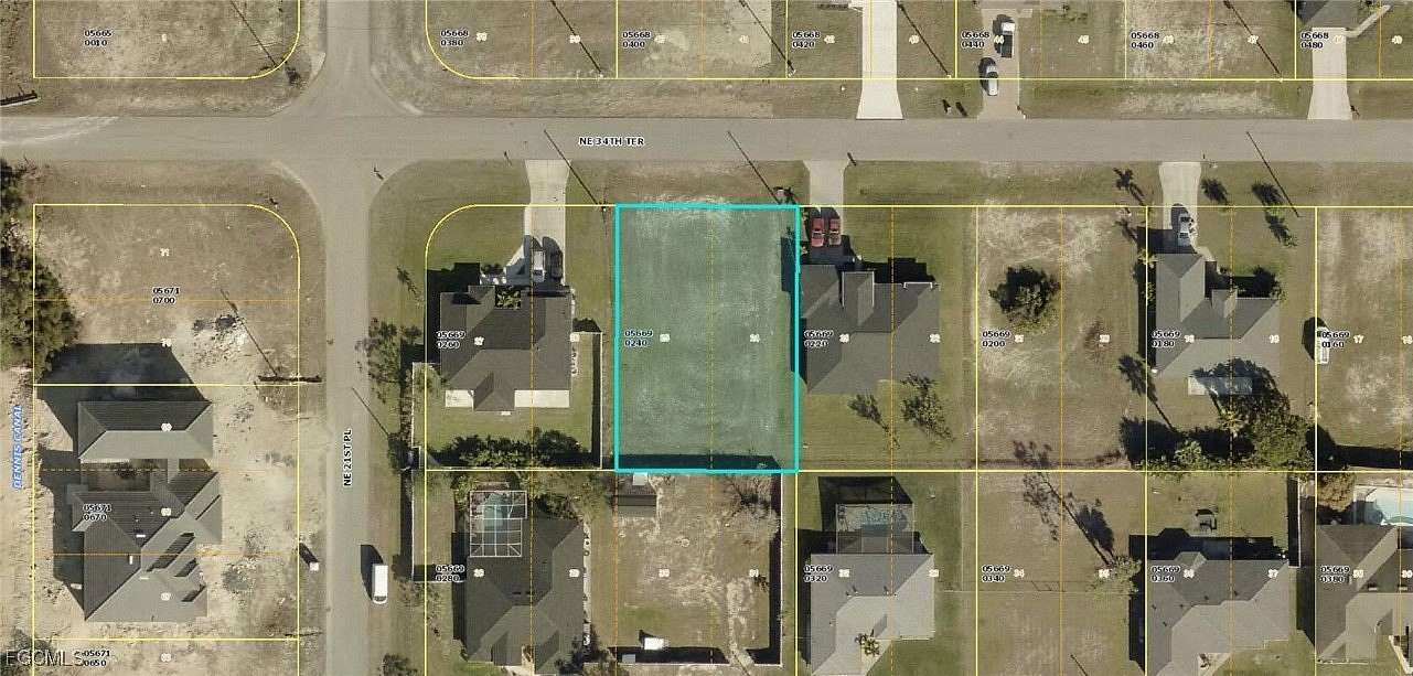 0.24 Acres of Land for Sale in Cape Coral, Florida