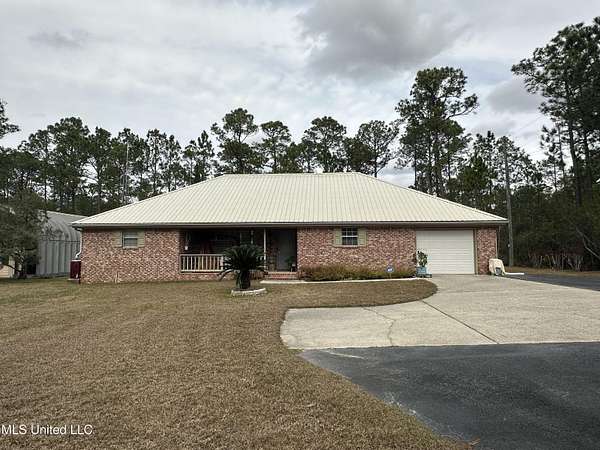 1.53 Acres of Residential Land with Home for Sale in Vancleave, Mississippi