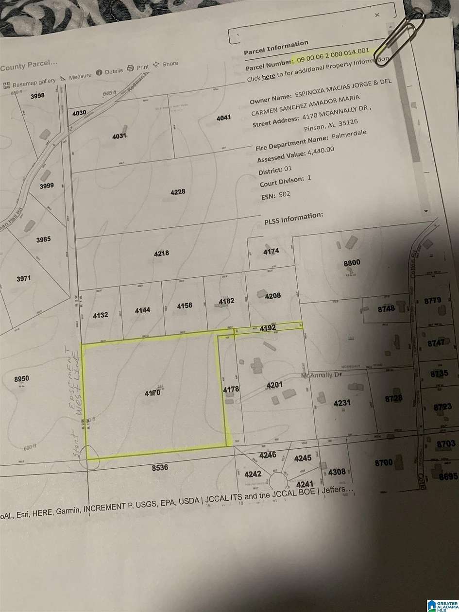 13 Acres of Land for Sale in Pinson, Alabama