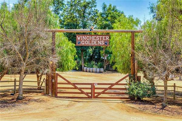 9.1 Acres of Residential Land with Home for Sale in Winchester, California