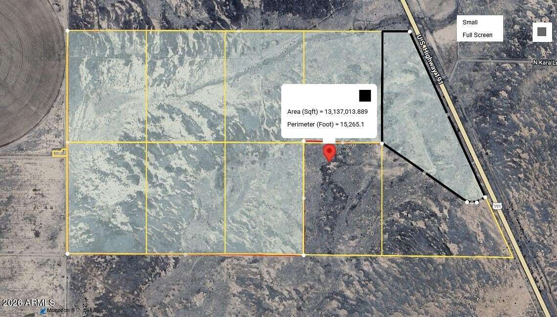 304 Acres of Land for Sale in McNeal, Arizona