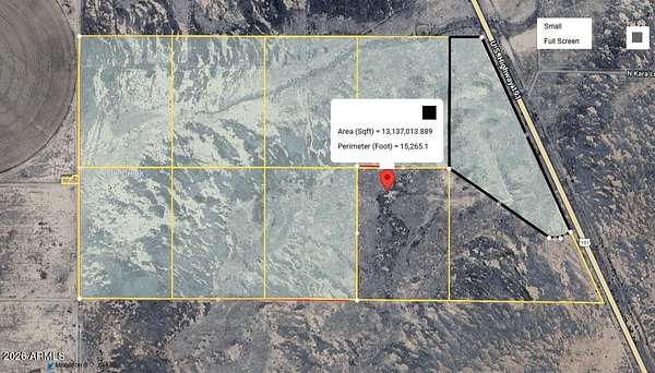 304 Acres of Land for Sale in McNeal, Arizona