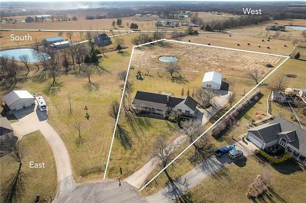 3.5 Acres of Residential Land with Home for Sale in Harrisonville, Missouri
