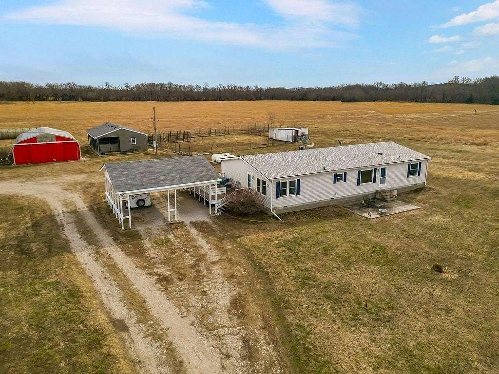38.4 Acres of Land with Home for Sale in Mapleton, Kansas