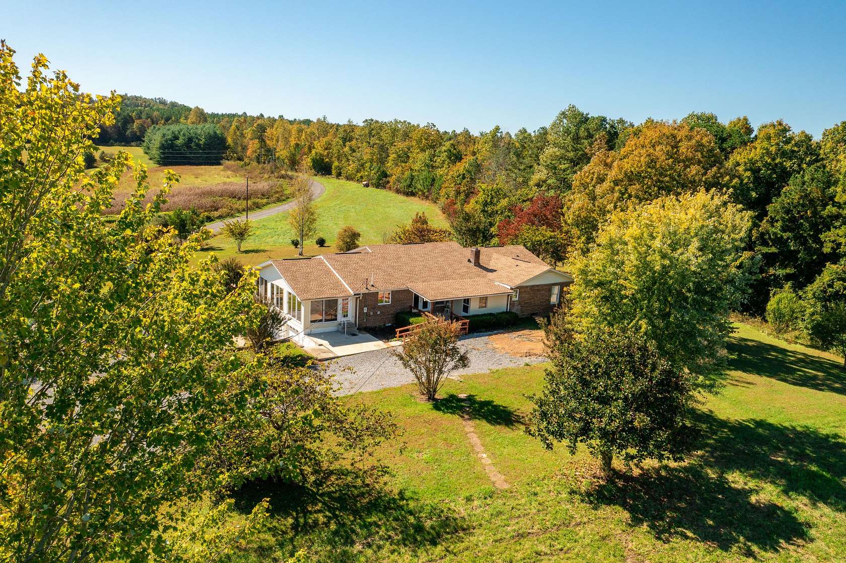 5.64 Acres of Land with Home for Sale in Palmer, Tennessee