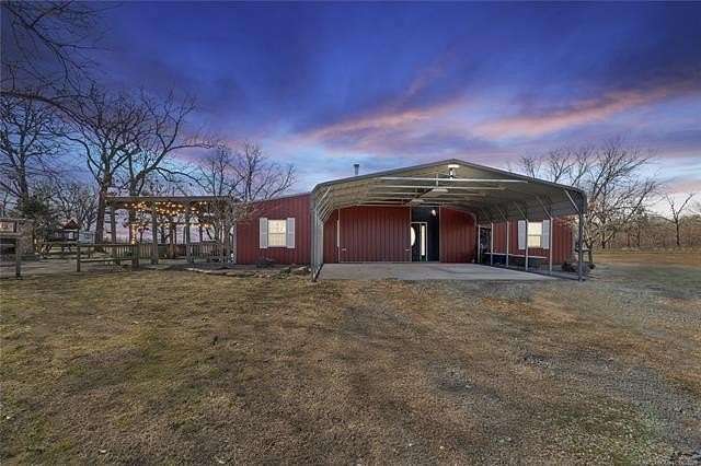 10 Acres of Land with Home for Sale in Tahlequah, Oklahoma