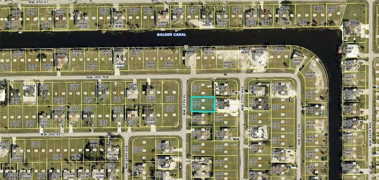 0.23 Acres of Residential Land for Sale in Cape Coral, Florida