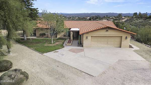 1.79 Acres of Residential Land with Home for Sale in Wickenburg, Arizona