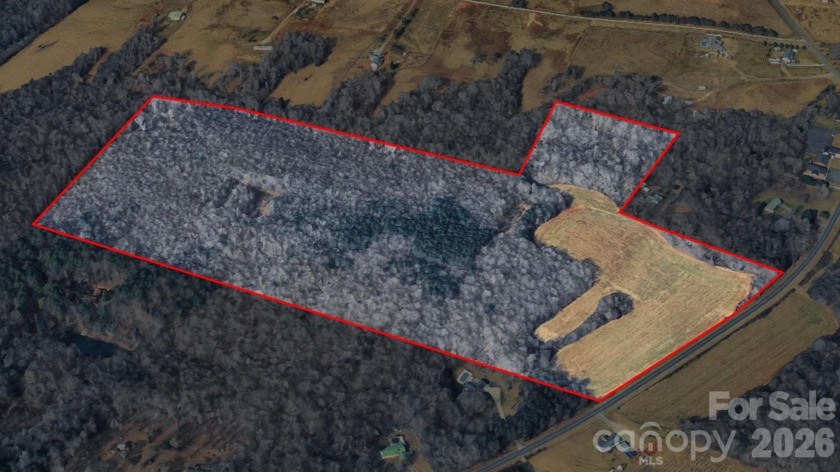 54.5 Acres of Recreational & Residential Land for Sale in Statesville, North Carolina