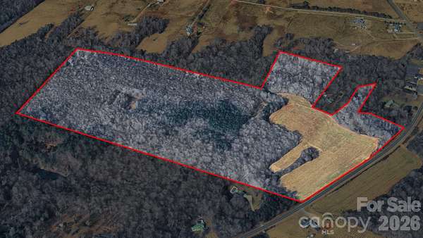 54.5 Acres of Recreational Land for Sale in Statesville, North Carolina