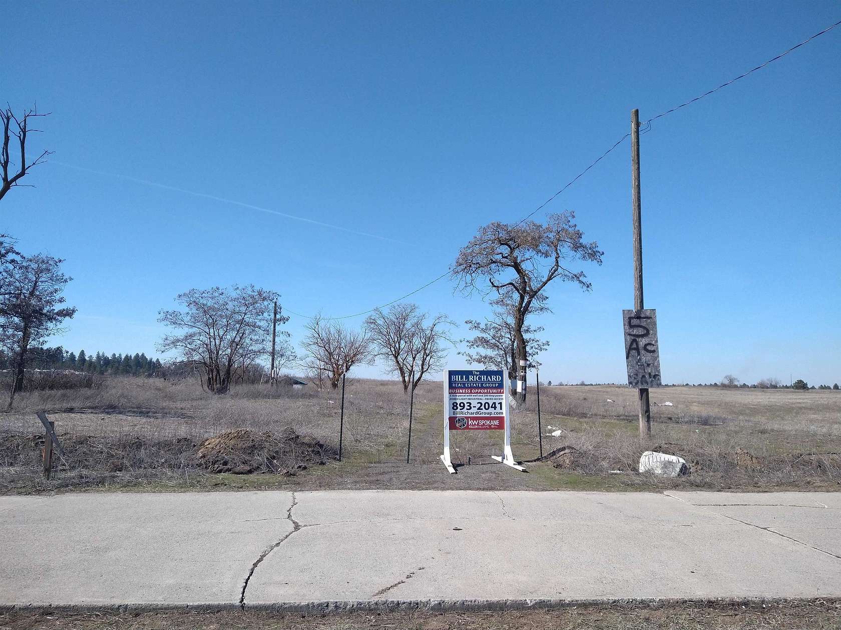 5 Acres of Commercial Land for Sale in Spokane, Washington