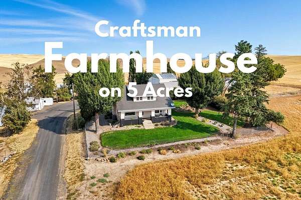 5 Acres of Land with Home for Sale in Rosalia, Washington