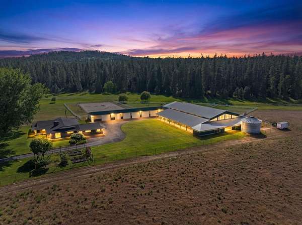 20 Acres of Agricultural Land with Home for Sale in Chattaroy, Washington