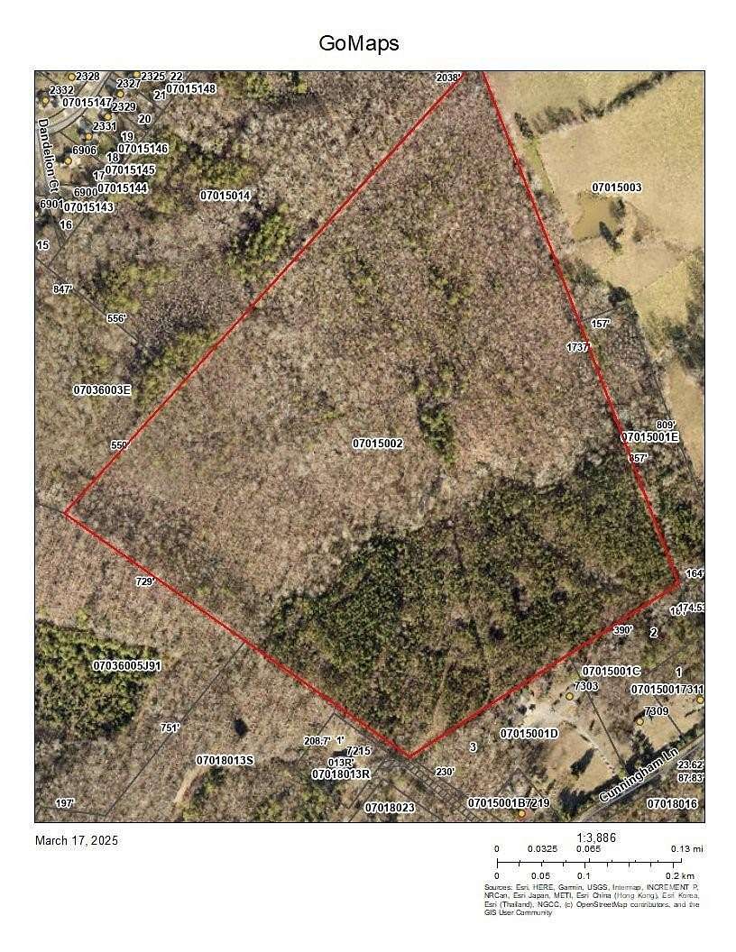 50 Acres of Recreational Land for Sale in Indian Trail, North Carolina