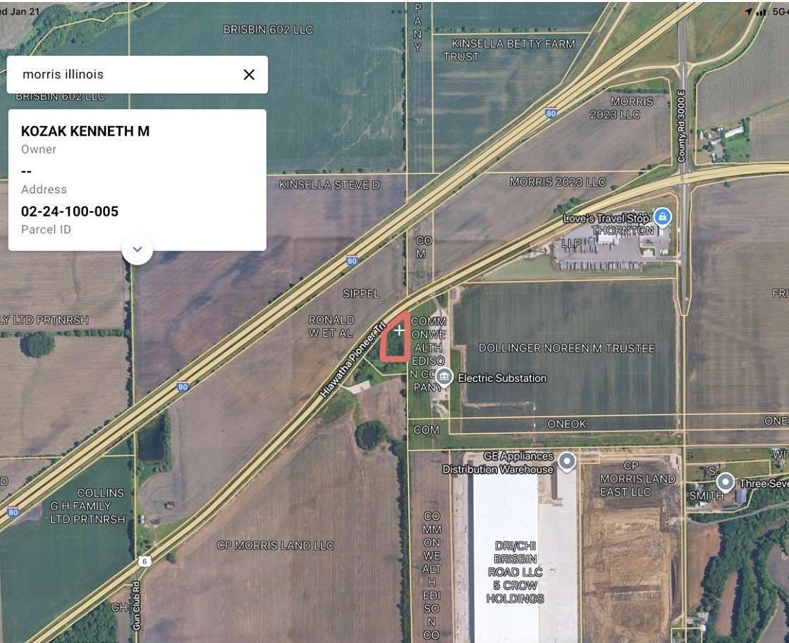 1.88 Acres of Commercial Land for Sale in Morris, Illinois